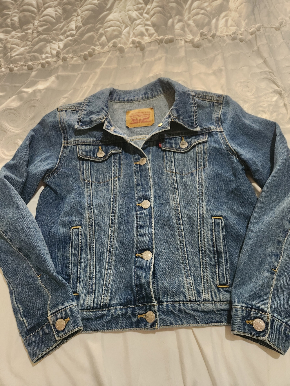 Levi's Kids Blue Denim Trucker Jacket